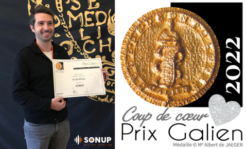 SONUP reçoit le “Coup de Coeur” du Prix Galien 2022