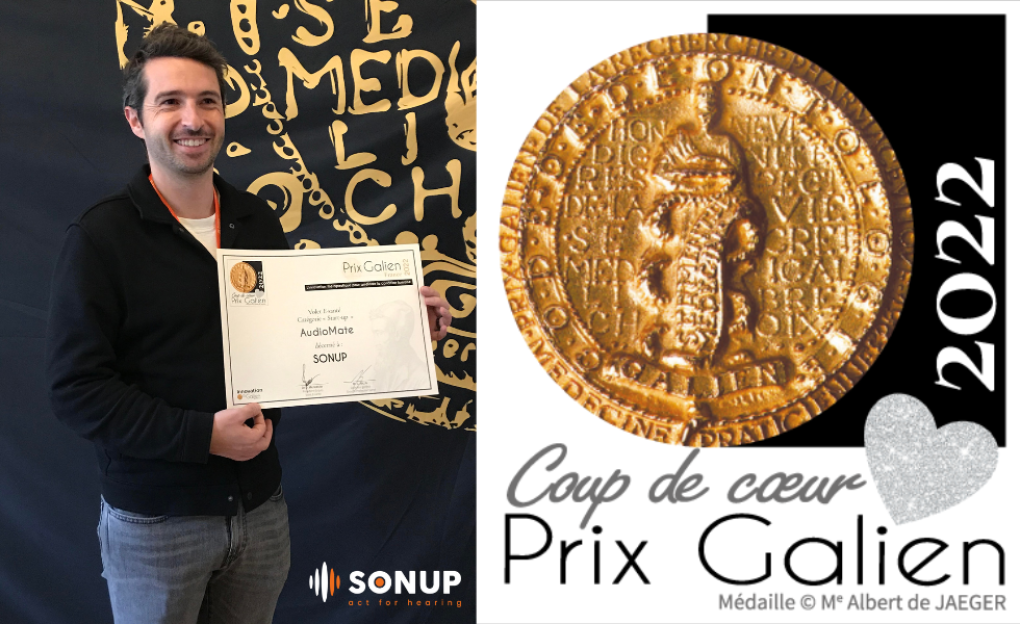 SONUP reçoit le “Coup de Coeur” du Prix Galien 2022
