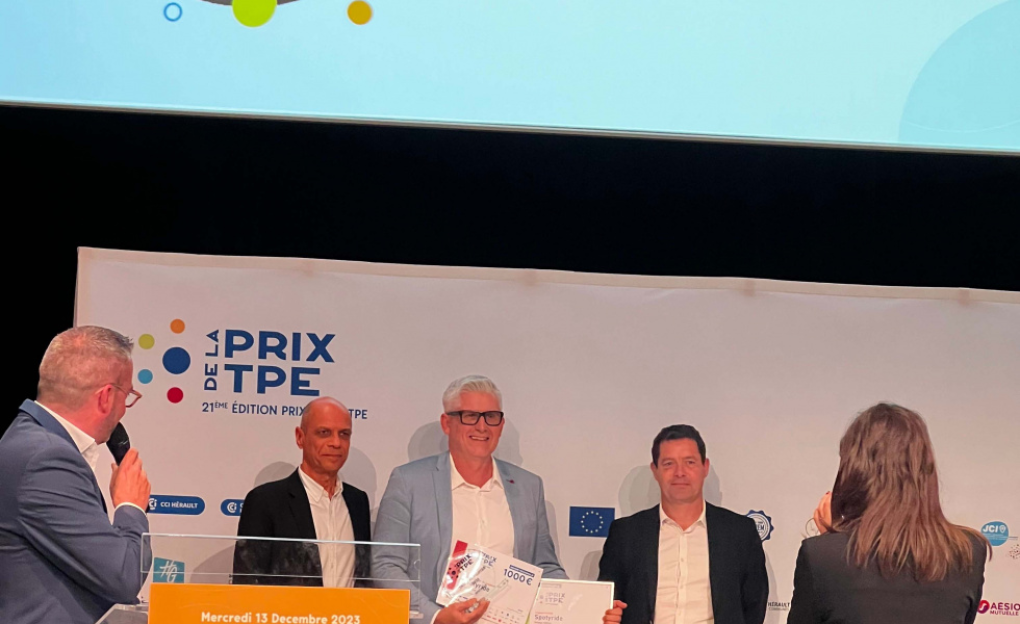 Spotyride remporte le Prix de la TPE 2023 de la Région Occitanie