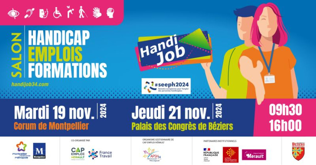 Inscription au salon HANDIJOB Montpellier 