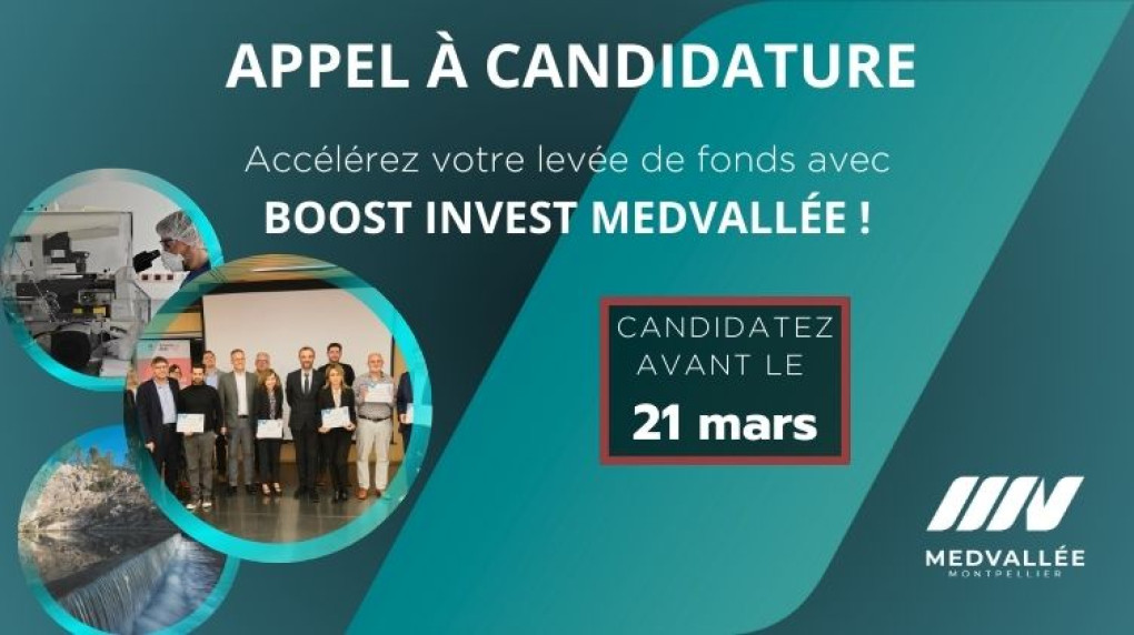 Appel à candidature Boost Invest MedVallée - 2025