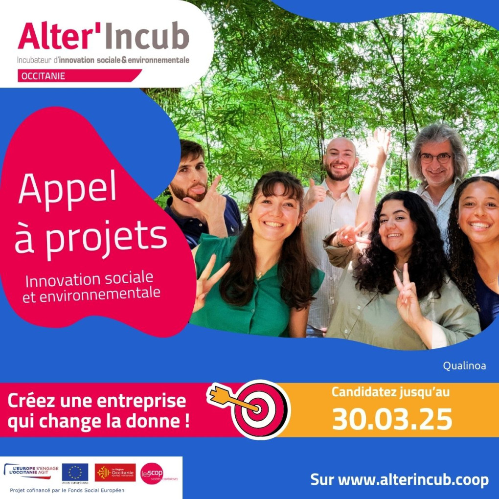 Appel à projets Alter'Incub